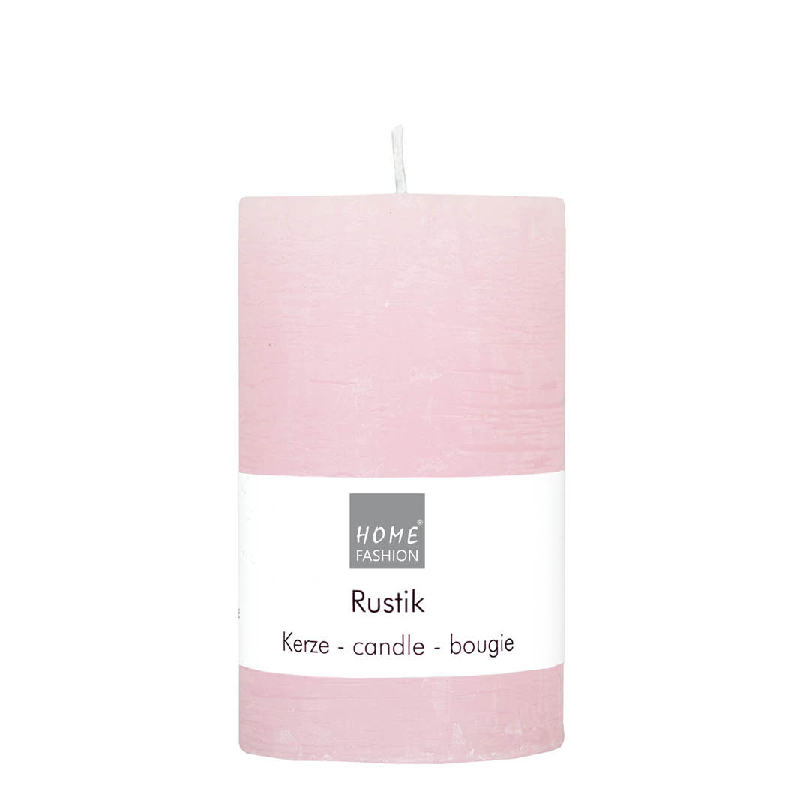 Romantische Pink, rosa Rustic Candle Kerze